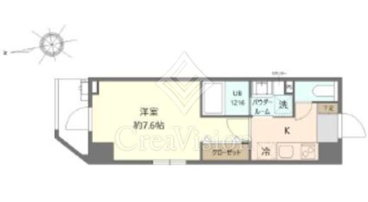 コンフォルト葛西　407号室　間取り