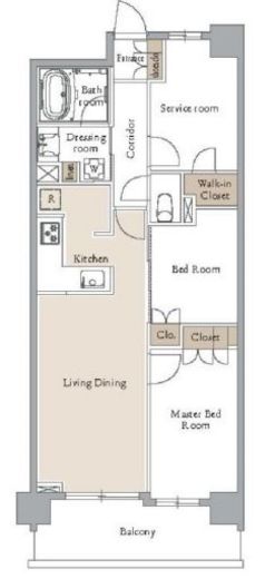 ARK CITY船堀　305号室　間取り