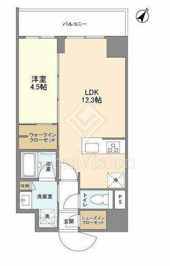 ブランシエスタ浅草千束　905号室　間取り