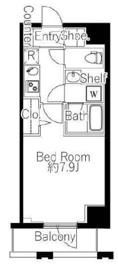GRAN PASEO浅草橋Ⅱ (グランパセオ浅草橋2)　402号室　間取り