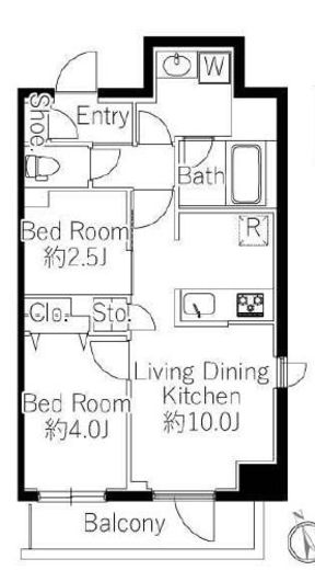 GRAN PASEO浅草橋Ⅱ (グランパセオ浅草橋2)　704号室　間取り