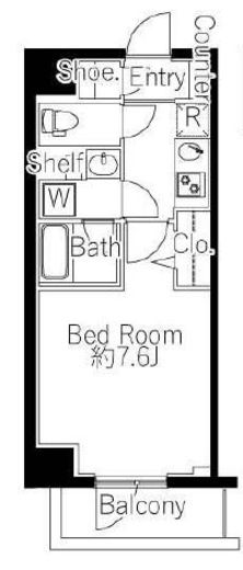 GRAN PASEO浅草橋Ⅱ (グランパセオ浅草橋2)　805号室　間取り