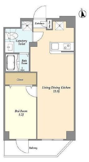 アルファコート八広　101号室　間取り