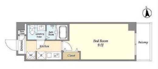 アルファコート八広　305号室　間取り