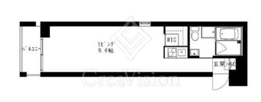 モデリアブリュット南品川　402号室　間取り