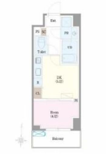 ロイジェント扇橋　303号室　間取り