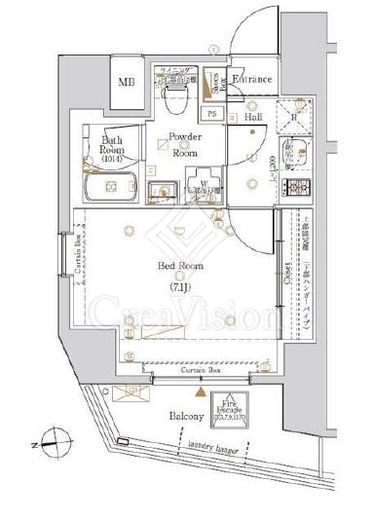 Log浅草橋 (ログ浅草橋)　901号室　間取り