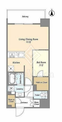 ルネサンスコート錦糸町Ⅱ　1101号室　間取り
