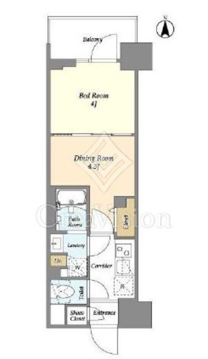 ルネサンスコート錦糸町Ⅱ　603号室　間取り