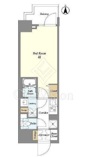 ルネサンスコート錦糸町Ⅱ　904号室　間取り
