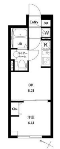 コンポジット千駄木ヒルトップ　404号室　間取り