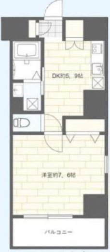MLコート木場　203号室　間取り