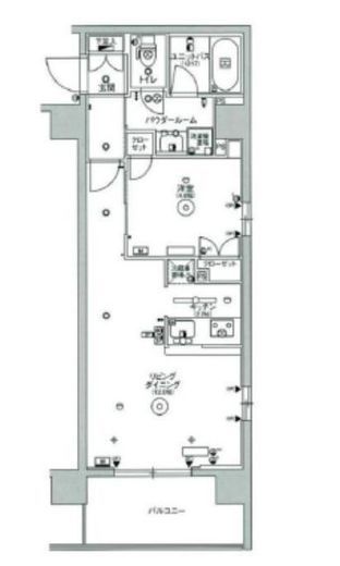 スカイコートパレス錦糸町　601号室　間取り