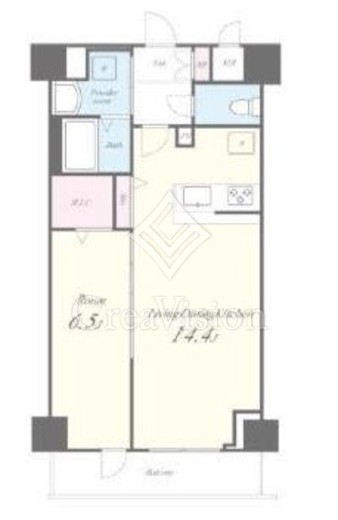 Horizon Residence (ホライゾンレジデンス)　603号室　間取り