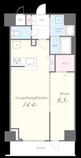 Horizon Residence (ホライゾンレジデンス)　802号室　間取り