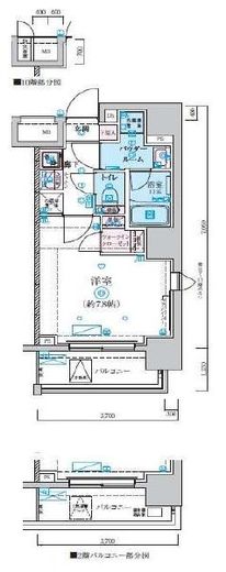 リヴシティ森下駅前　1102号室　間取り