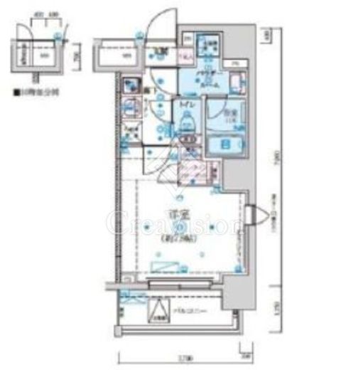 リヴシティ森下駅前　202号室　間取り