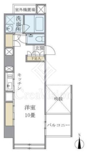 東京松屋UNITY　706号室　間取り