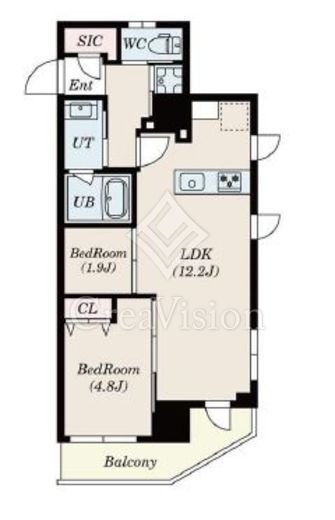 S-RESIDENCE瑞江 (エスレジデンス瑞江)　702号室　間取り