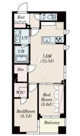 S-RESIDENCE瑞江 (エスレジデンス瑞江)　402号室　間取り