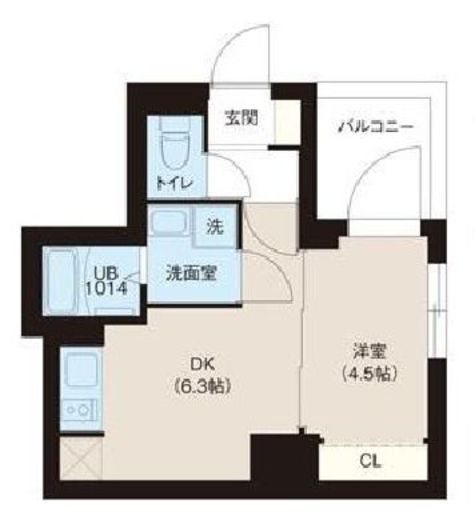 レオーネ錦糸町　502号室　間取り
