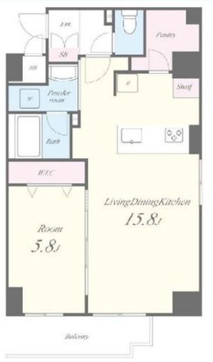 グランデュール秋葉原　702号室　間取り