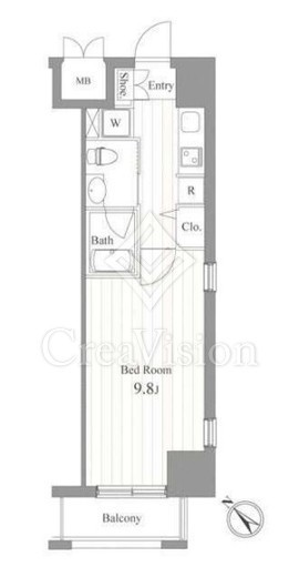 ジョイシティ蔵前　205号室　間取り