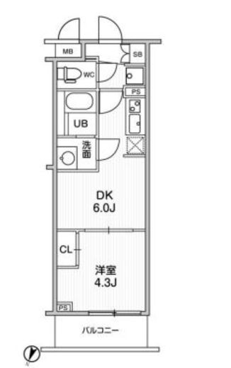 LIMERESIDENCE HIKIFUNE　104号室　間取り