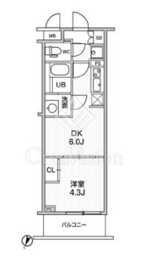 LIME RESIDENCE HIKIFUNE (ライムレジデンス曳舟)　206号室　間取り