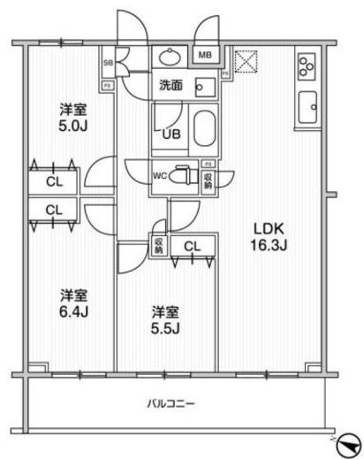 LIME RESIDENCE HIKIFUNE (ライムレジデンス曳舟)　513号室　間取り