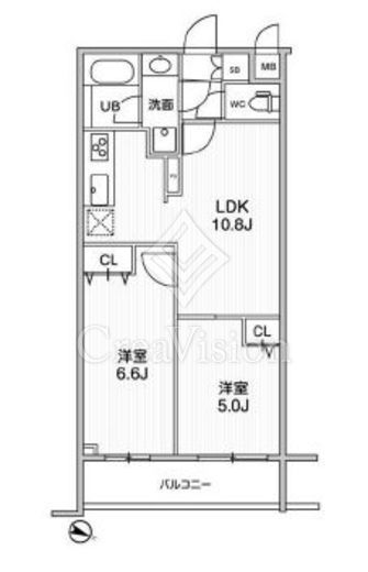 LIME RESIDENCE HIKIFUNE (ライムレジデンス曳舟)　422号室　間取り