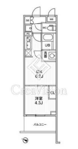 LIME RESIDENCE HIKIFUNE (ライムレジデンス曳舟)　517号室　間取り