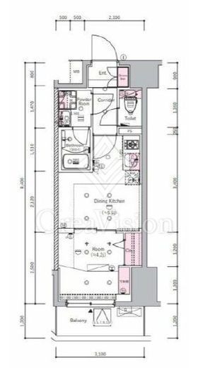 SYFORME SUMIYOSHIⅡ (シーフォルム住吉2)　303号室　間取り