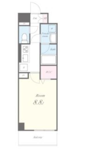 Maison de Grand Marais (メゾンドグランマレ)　203号室　間取り