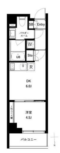 アーバンパーク亀戸Ⅱ　501号室　間取り