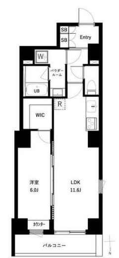 アーバンパーク亀戸Ⅱ　704号室　間取り