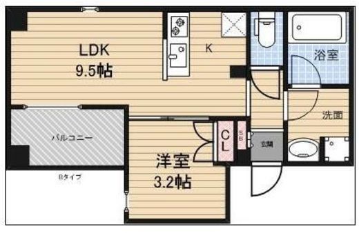 アーバンパーク三ノ輪　202号室　間取り