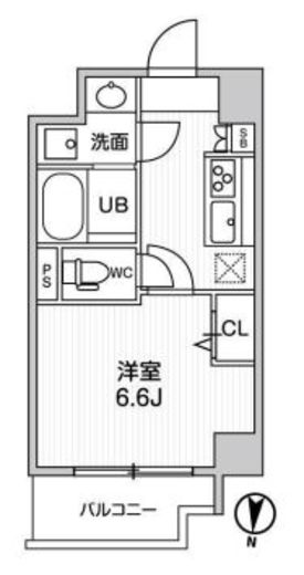 ROOTs Ryogoku (ルーツ両国)　803号室　間取り