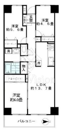ジュネス　203号室　間取り