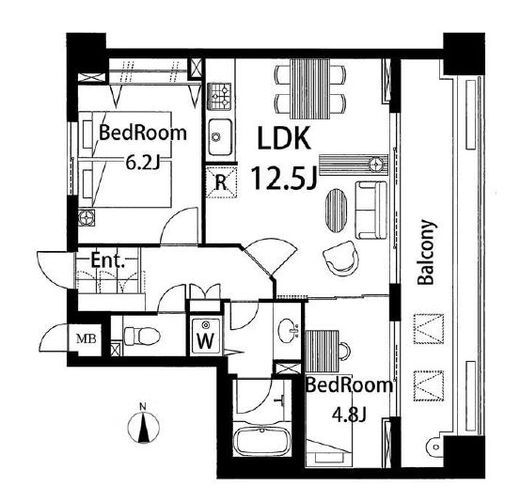 LANAI TOWN RENAISSANCE PLAZA HOUSE (ラナイ タウン ルネッサンス プラザハウス)　904号室　間取り