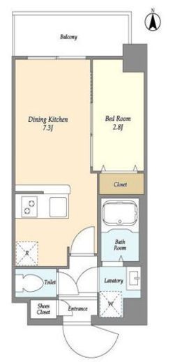 ドゥーエ青砥　505号室　間取り
