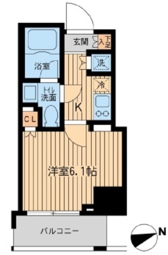 レジデンス大森　304号室　間取り
