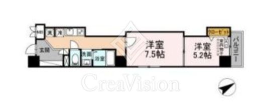 レジデンス大森　401号室　間取り