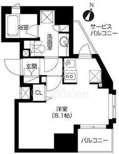 アーバネックス神保町　1301号室　間取り