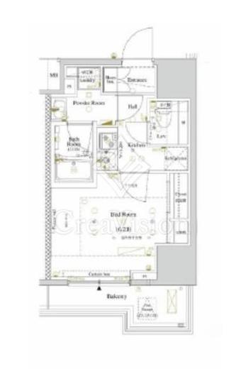 ARKMARK浅草 (アークマーク浅草)　903号室　間取り