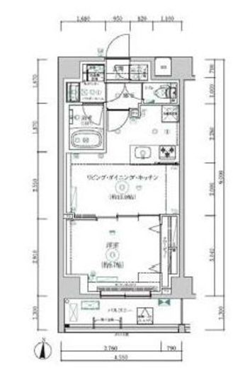 RELUXIA森下Ⅱ (リルシア森下Ⅱ)　404号室　間取り