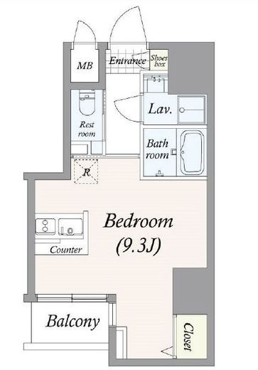 GRAN PASEO亀戸 (グランパセオ亀戸)　1005号室　間取り