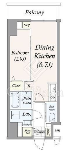 GRAN PASEO亀戸 (グランパセオ亀戸)　303号室　間取り