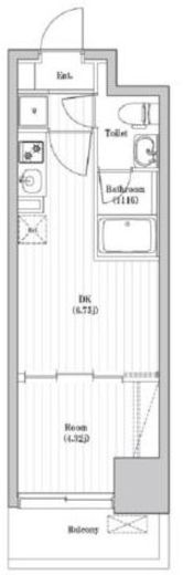 アーバンパーク日暮里　201号室　間取り