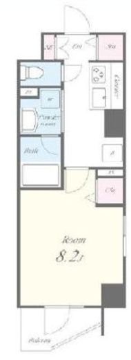 Nouvelle maison yamayaⅡ　404号室　間取り